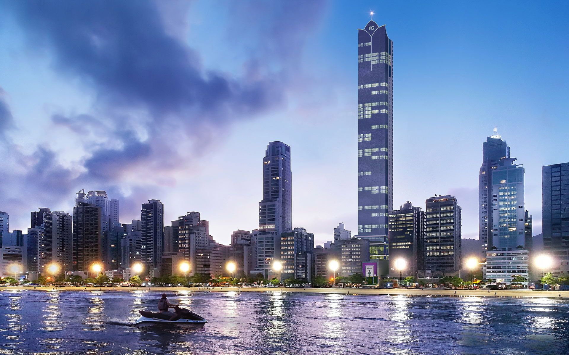 Apartamento Frente Mar de Luxo no Boreal Tower FG em Balneário Camboriú